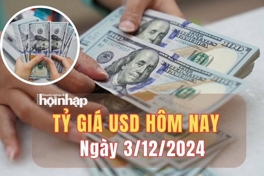 Tỷ giá USD hôm nay 3/12/2024: