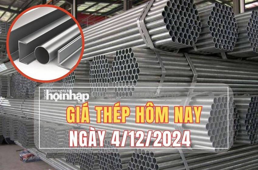 Giá thép hôm nay 4/12: Giá thép thanh trên sàn Thượng Hải "bật tăng" 0,45% đạt mức cao nhất trong một tháng rưỡi