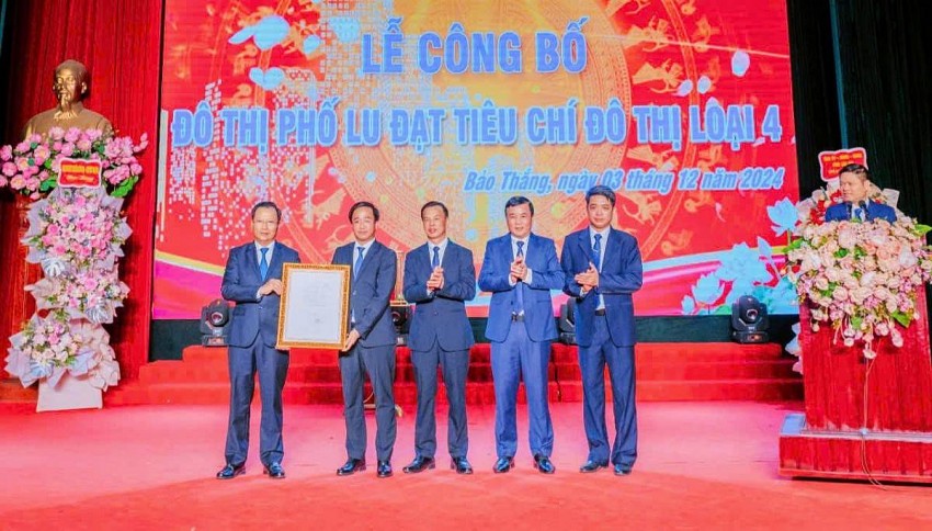 Bảo Thắng - Lào Cai: Công nhận đô thị Phố Lu đạt tiêu chí đô thị loại IV