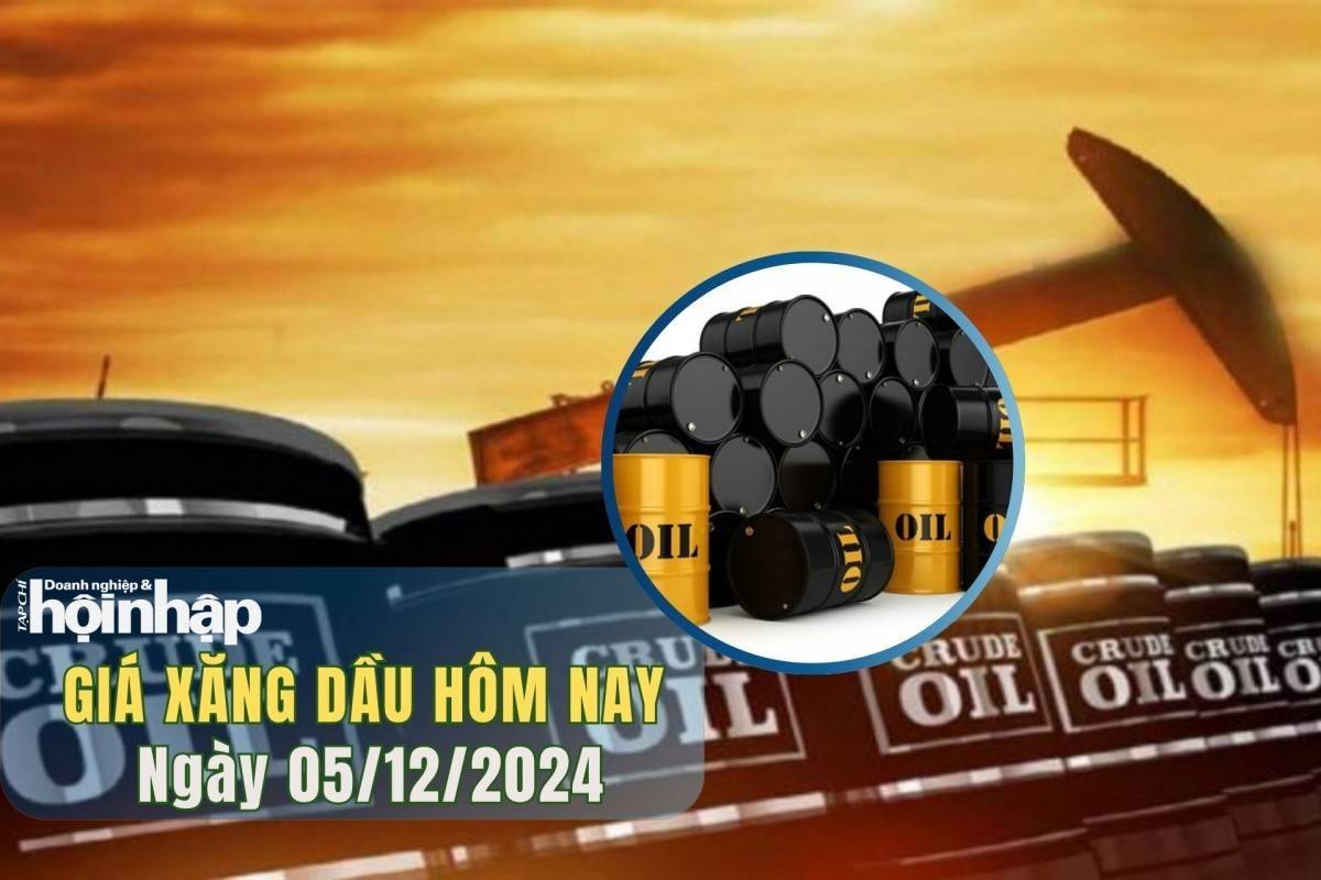 Giá xăng dầu hôm nay 05/12: Giá dầu WTI và Brent giảm gần 2%