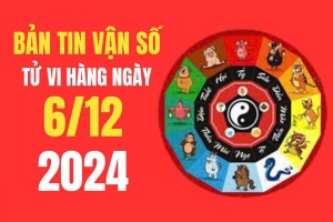 Tử vi - Vận số ngày 06/12/2024