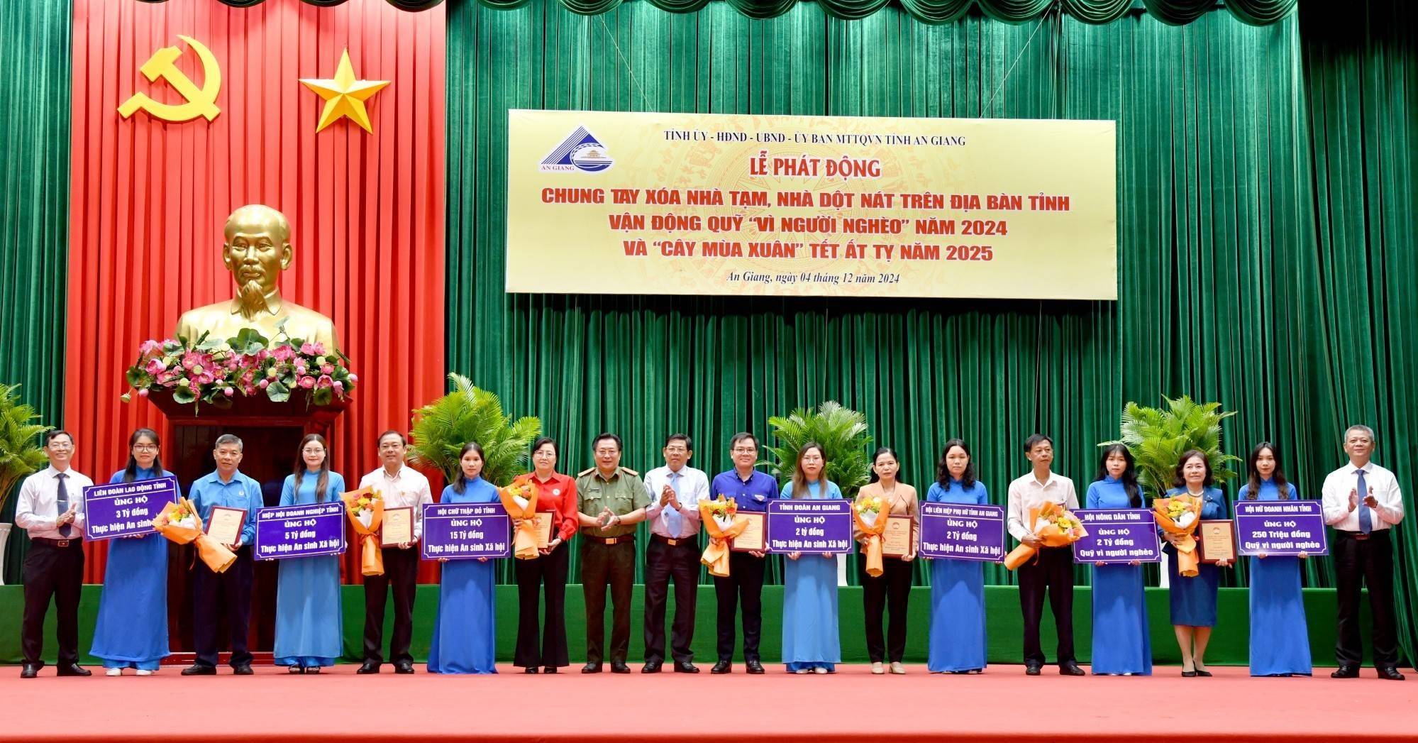 Hơn 223 tỷ ủng hộ xóa nhà tạm, nhà dột nát và chăm lo cho người nghèo tại An Giang