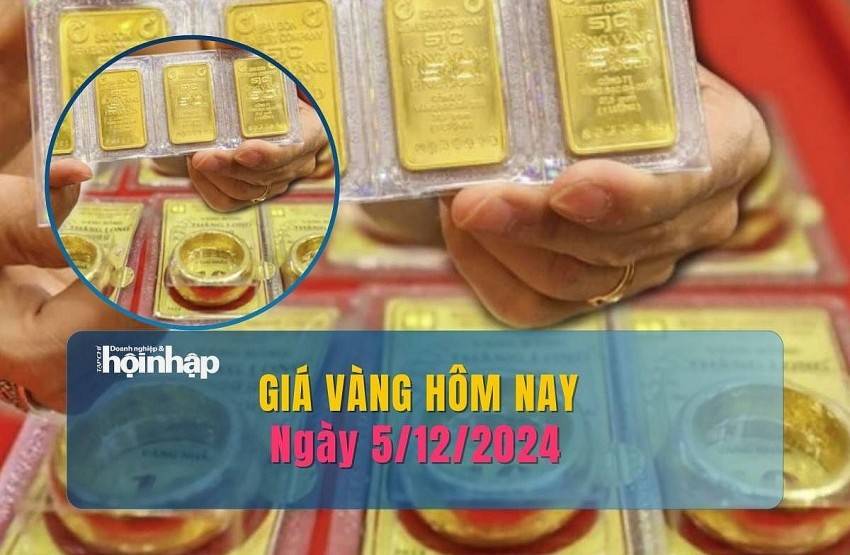 Giá vàng hôm nay 5/12: Vàng nhẫn 9999 tăng thêm 300.000 đồng/lượng