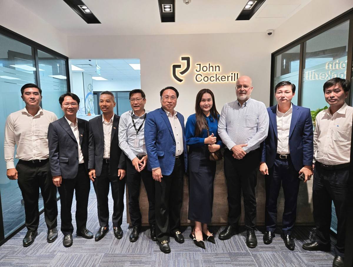Làm việc với tập đoàn John Cockerill tại TP.HCM Làm việc với tập đoàn John Cockerill tại TP.HCM