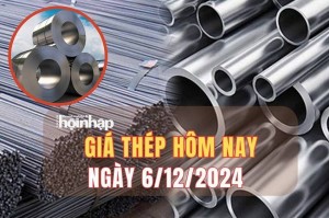 Giá thép hôm nay 6/12: Giá thép thanh trên sàn Thượng Hải tiếp đà giảm 1,65% xuống 3.280 CNY/tấn