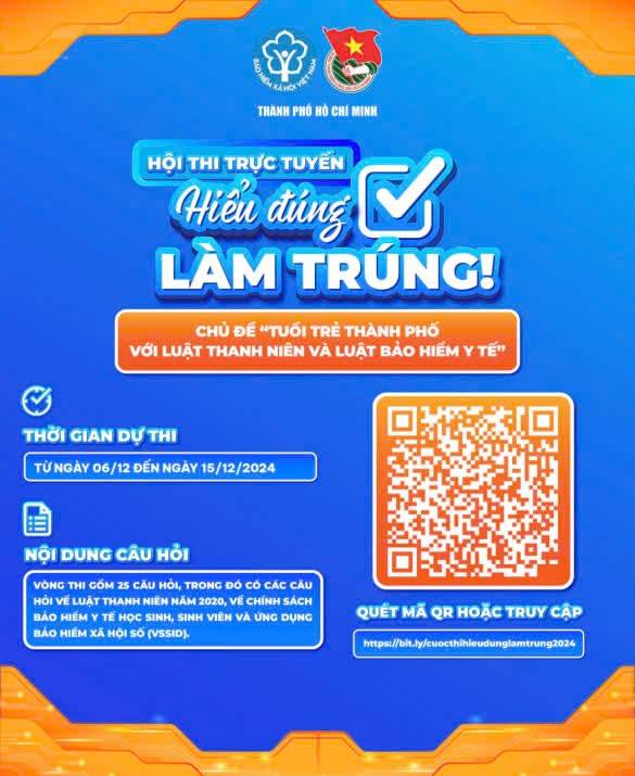 BHXH TP. Hồ Chí Minh tổ chức cuộc thi trực tuyến “Hiểu đúng, làm trúng”