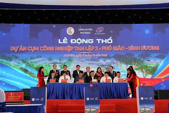 Bình Dương khởi công cụm công nghiệp xanh 1.000 tỷ đồng