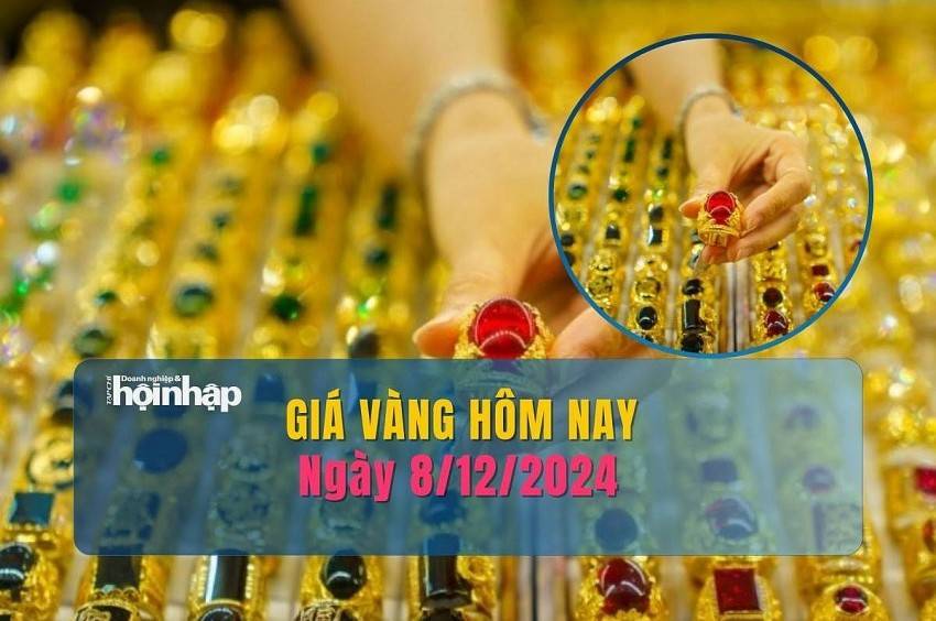 Giá vàng hôm nay 8/12: Giá vàng nhẫn giảm sâu