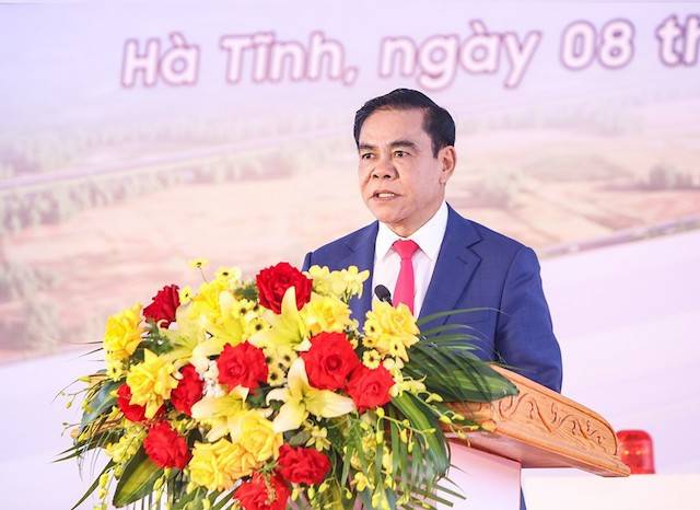 Chủ tịch UBND tỉnh Hà Tĩnh Võ Trọng Hải cam kết sẽ phối hợp chặt chẽ, đồng hành cùng với nhà đầu tư để triển khai dự án theo đúng tiến độ đề ra