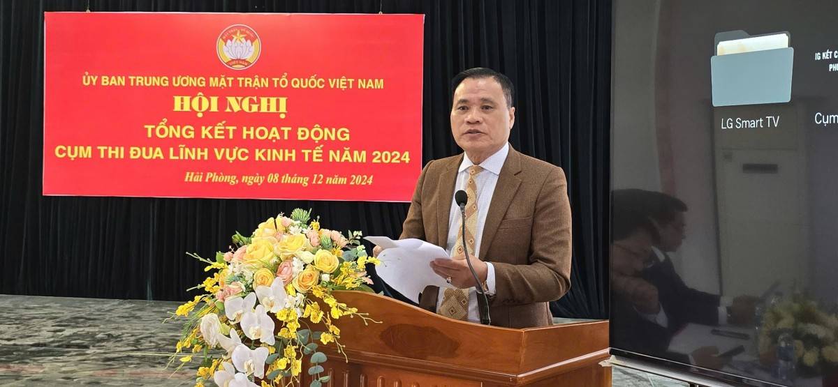 Ông Trần Hồng Quảng, Chủ tịch Hiệp Hội Doanh nghiệp của Thương binh và Người khuyết tật Việt Nam phát biểu khai mạc hội nghị. Ông Trần Hồng Quảng, Chủ tịch Hiệp Hội Doanh nghiệp của Thương binh và Người khuyết tật Việt Nam phát biểu khai mạc hội nghị.