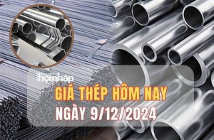 Giá thép hôm nay 9/12: Đầu tuần, thép trong nước giữ nguyên giá bán, thép quốc tế giảm