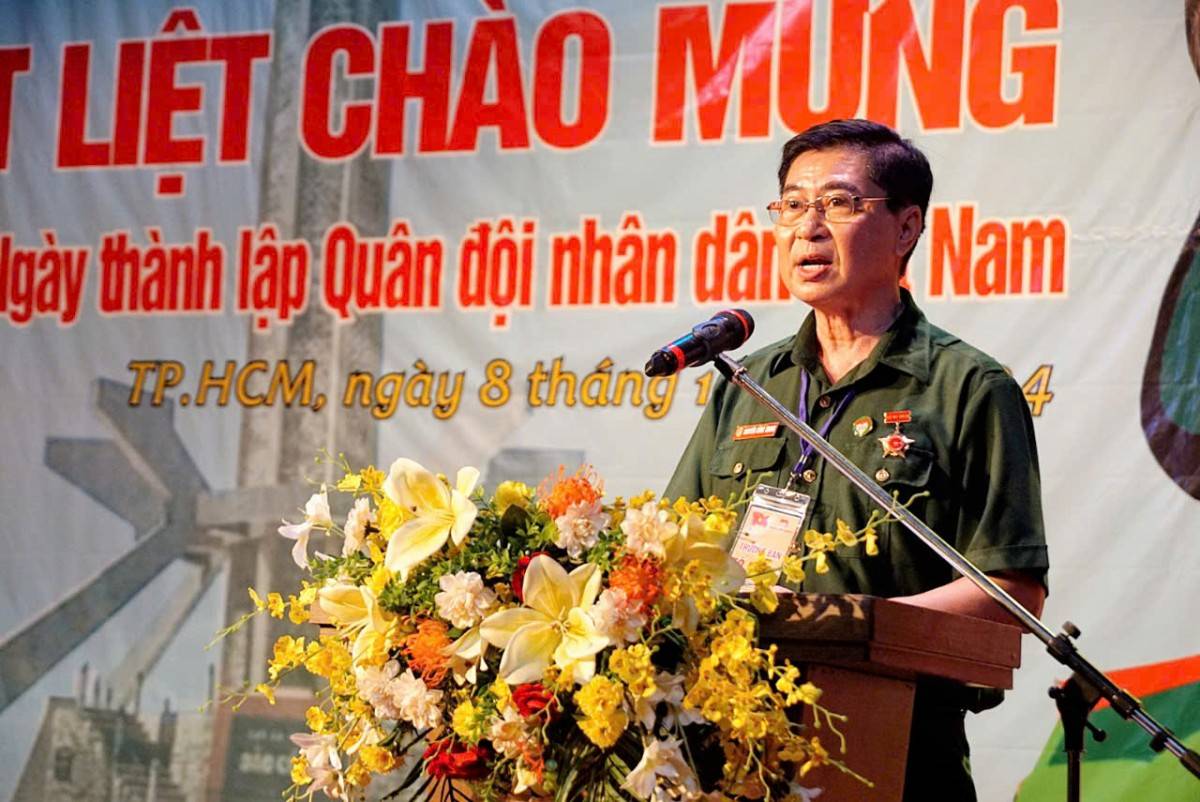 Chủ tịch CLB Trái tim Người lính miền Tây Nguyễn Công Trung