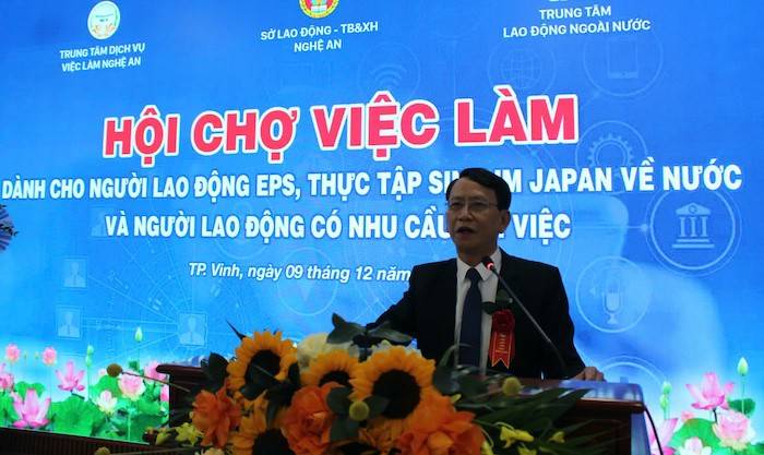 ông Vi Ngọc Quỳnh - Phó Giám đốc Sở LĐ-TB&XH Nghệ An 