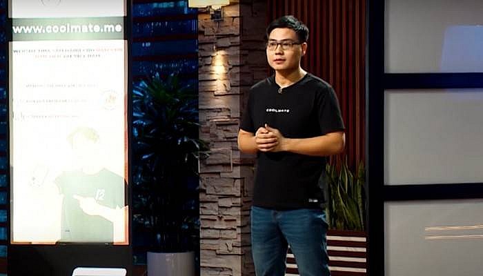 CEO Coolmate Phạm Chí Nhu lần đầu tiên gọi vốn thành công với 500.000 USD từ Shark Bình trong Shark Tank Việt Nam mùa 4 năm 2021. Ảnh: Shark Tank Việt Nam. CEO Coolmate Phạm Chí Nhu lần đầu tiên gọi vốn thành công với 500.000 USD từ Shark Bình trong Shark Tank Việt Nam mùa 4 năm 2021. Ảnh: Shark Tank Việt Nam.