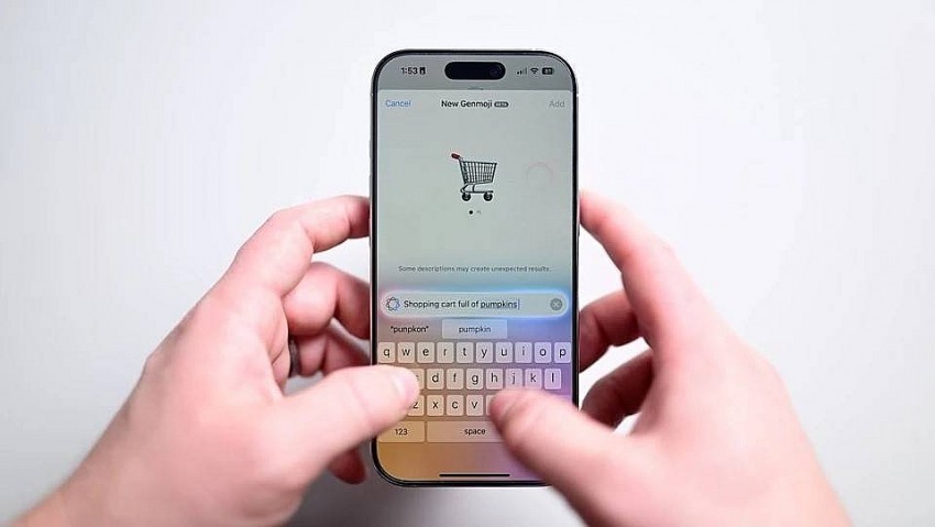  iOS 18.2 cho phép nhập câu lệnh để tạo biểu tượng cảm xúc (emoji) ngay từ bàn phím. 