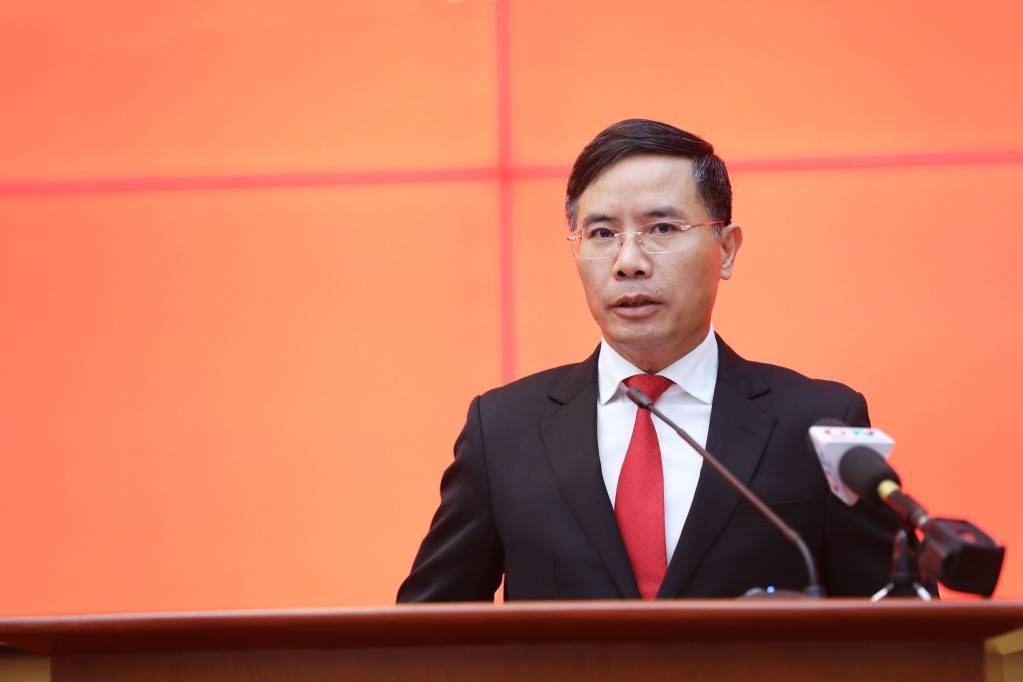 Ông Phạm Đức Ấn phát biểu nhận nhiệm vụ