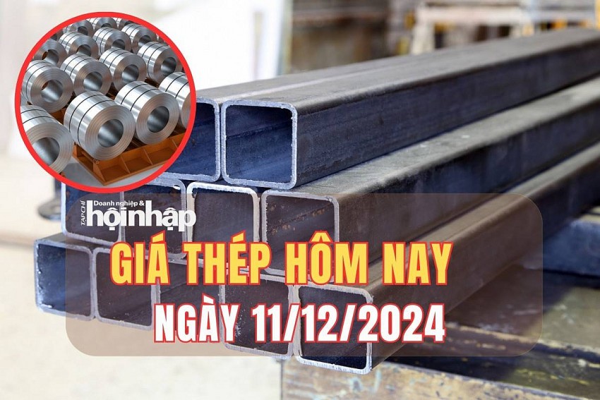 Giá thép hôm nay 11/12: Thép trong nước ổn định, thép quốc tế tăng mạnh