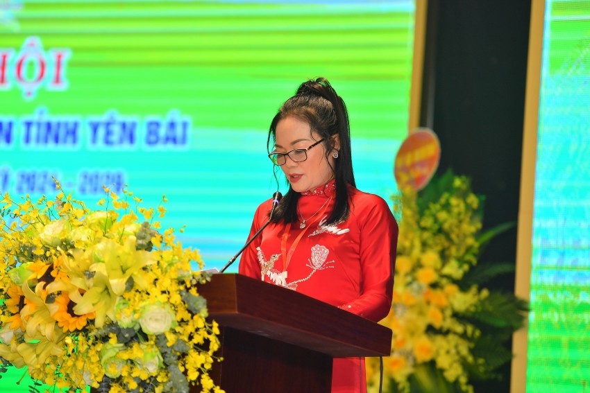 Bà Bùi Thị Sửu tiếp tục giữ chức Chủ tịch Hội Nữ doanh nhân tỉnh Yên Bái khoá II