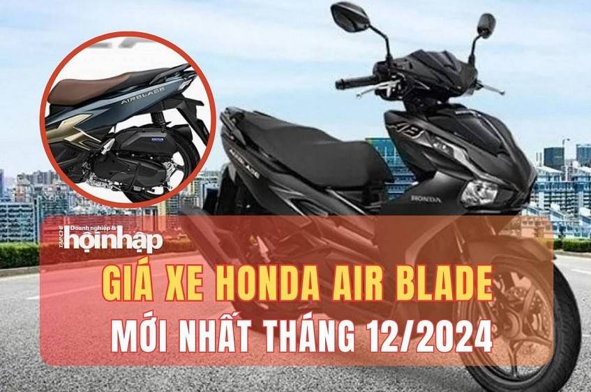 Giá xe máy Honda Air Blade mới nhất tháng 12/2024, giá xe Air Blade bản tiêu chuẩn từ 42 triệu đồng