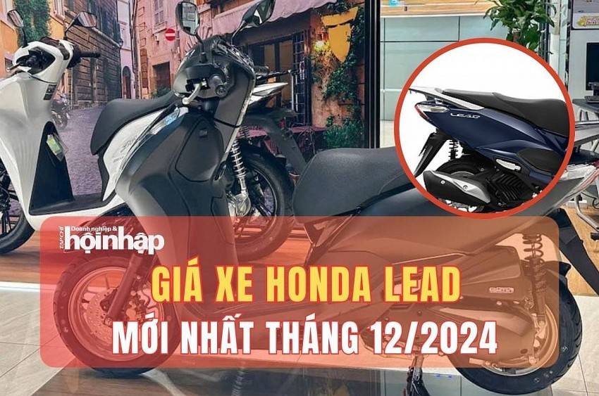 Giá xe máy Honda Lead mới nhất tháng 12/2024, giá xe Lead bản tiêu chuẩn từ 39 triệu đồng