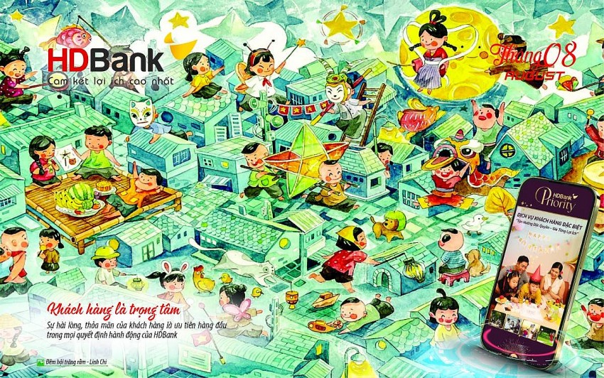 Bộ lịch HDBank 2025: 35 năm mùa xuân hành động, Tết Xanh vững bền