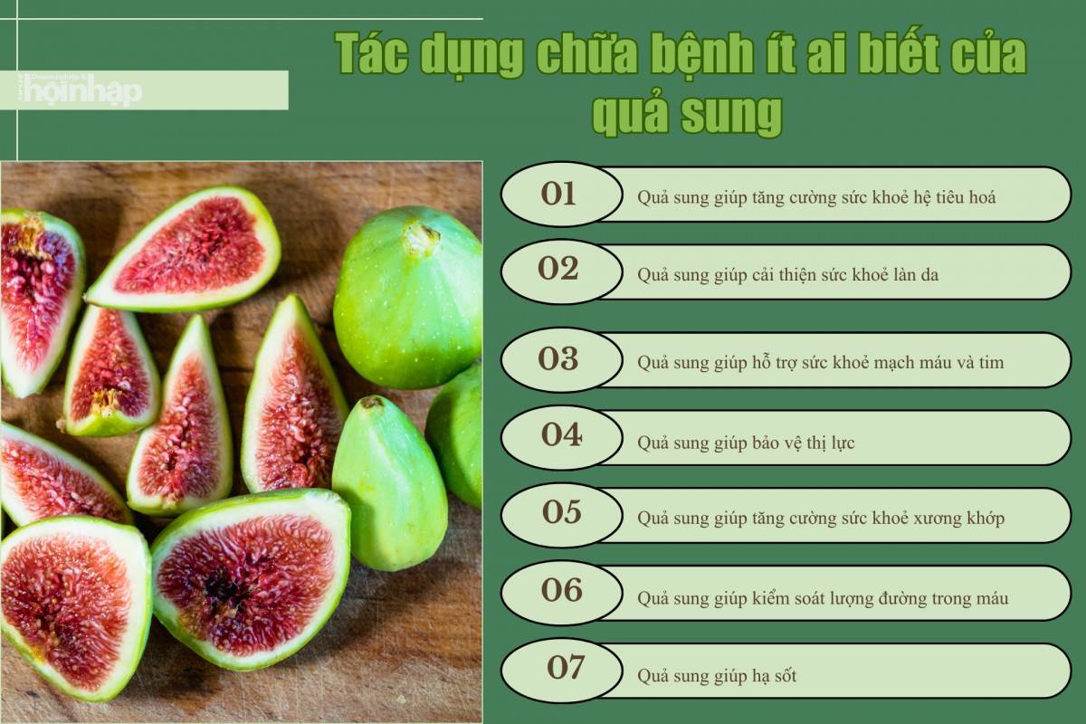 Tác dụng chữa bệnh ít ai biết của quả sung