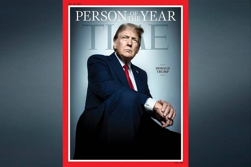 Lần thứ hai ông Donald Trump được tạp chí Time chọn là