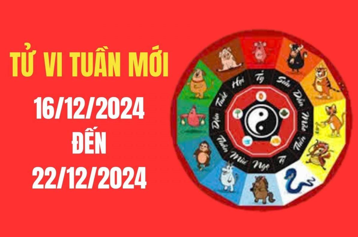 Tử vi tuần mới 12 con giáp từ 16/12 – 22/12/2024: Con giáp nào sẽ đón nhận nhiều may mắn, tài lộc