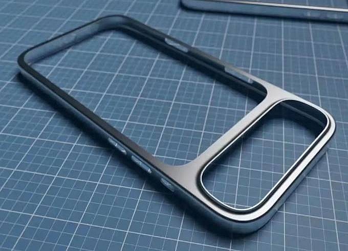 Khung viền cho thấy iPhone 17 Pro sẽ có thiết kế mới (Ảnh: PhoneArena).