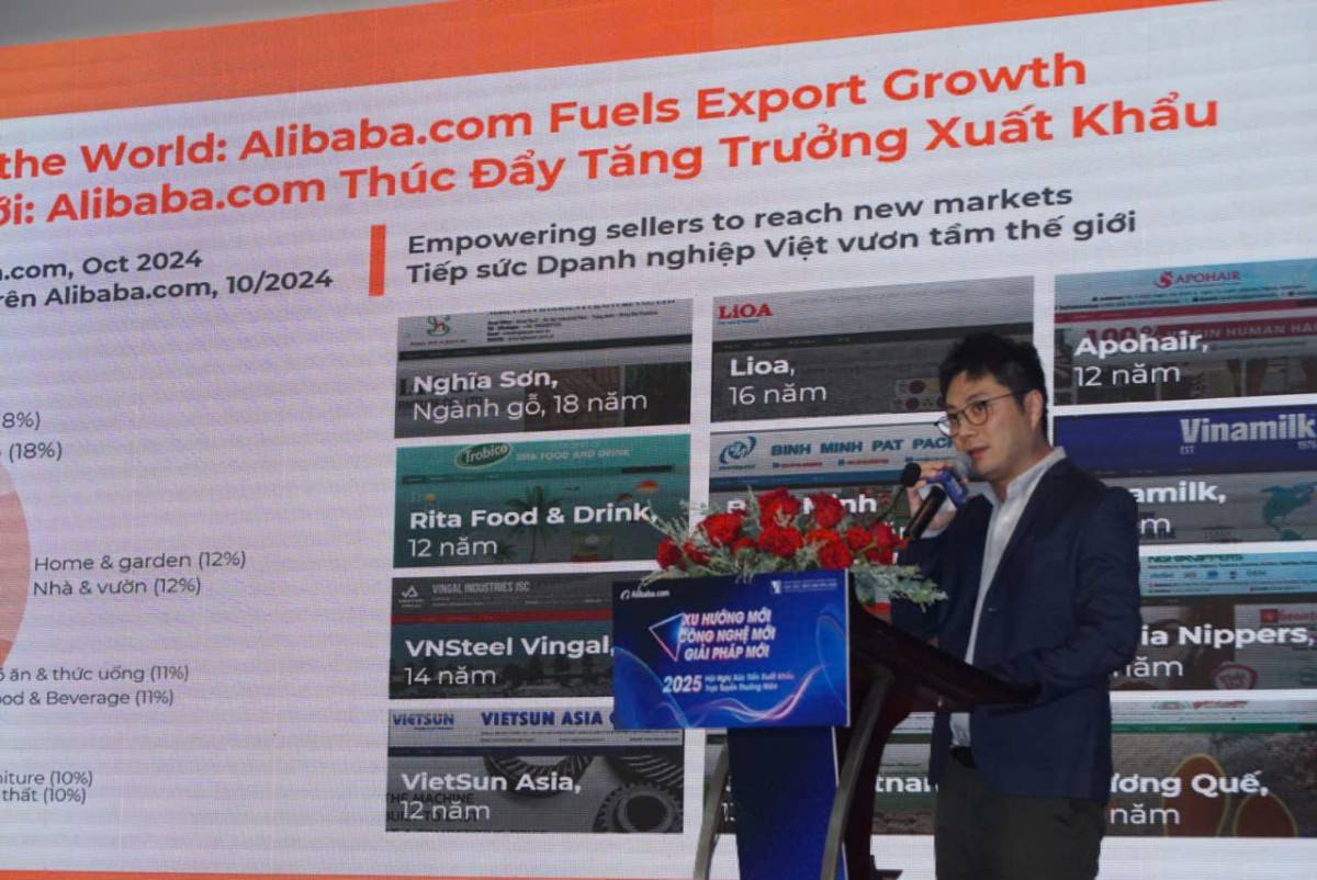 ông Young Liu - Giám đốc Quốc gia Alibaba.com Việt Nam