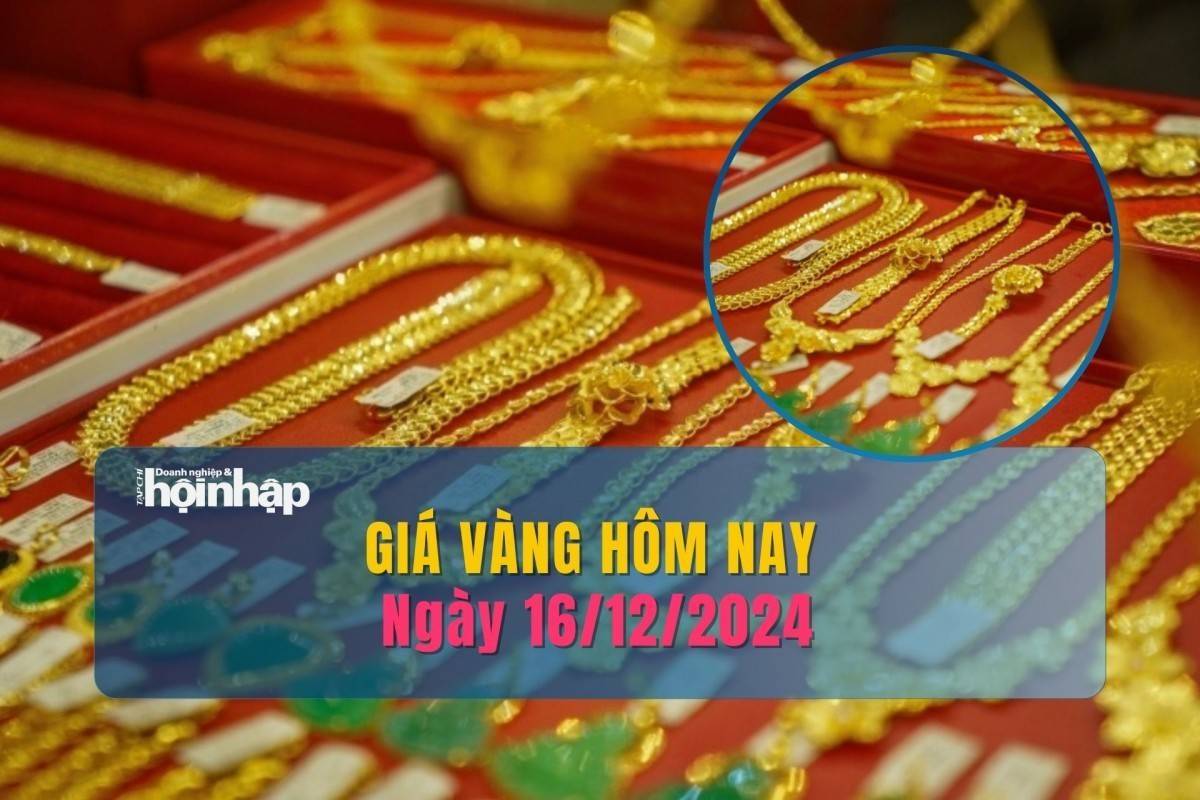 Giá vàng hôm nay 16/12: Vàng thế giới bật tăng, vàng nhẫn giảm 1,2 triệu đồng/lượng