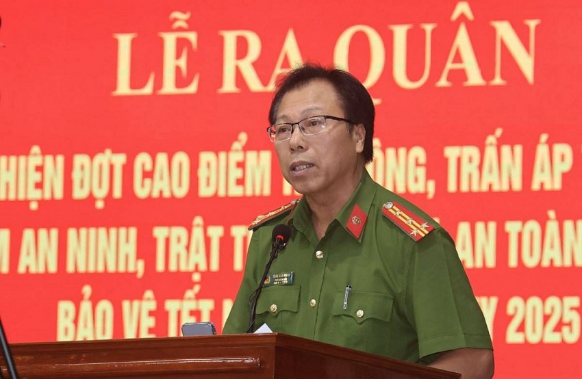 Công an các địa phương ra quân trấn áp tội phạm, bảo đảm ANTT Tết Nguyên đán Ất Tỵ 2025