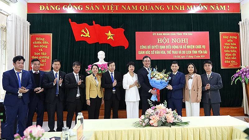 Ông Nông Việt Yên được bổ nhiệm giữ chức vụ Giám đốc Sở Văn hóa, Thể thao và Du lịch tỉnh Yên Bái