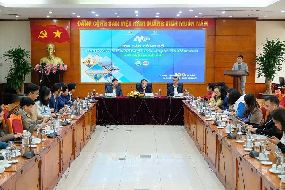 Bộ NN-PTNT phối hợp UBND tỉnh Bạc Liêu tổ chức họp báo giới thiệu, thông tin về chuỗi sự kiện Festival nghề Muối Việt Nam - Bạc Liêu 2025