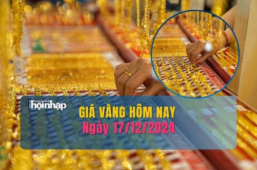 Giá vàng hôm nay 17/12: Giá vàng miếng SJC giảm mạnh 1,2 triệu đồng/lượng