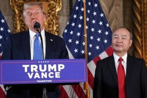 CEO Masayoshi Son đầu tư 100 tỷ USD vào Mỹ dưới nhiệm kỳ mới của ông Donald Trump