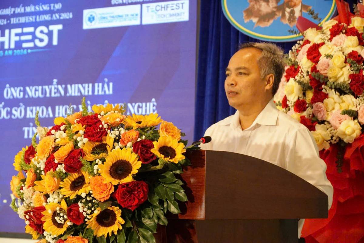 ông Nguyễn Minh Hải - Giám đốc Sở Khoa học và Công nghệ tỉnh Long An