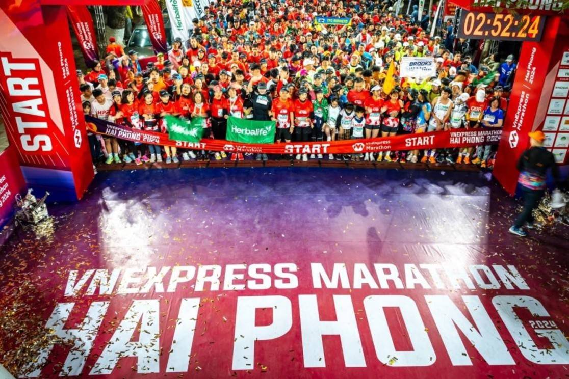 Herbalife Việt Nam tài trợ dinh dưỡng cho Giải chạy VnExpress Marathon Hải Phòng