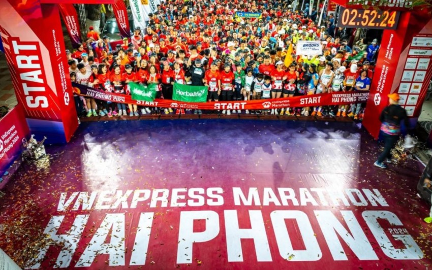 Herbalife Việt Nam tài trợ dinh dưỡng cho Giải chạy VnExpress Marathon Hải Phòng