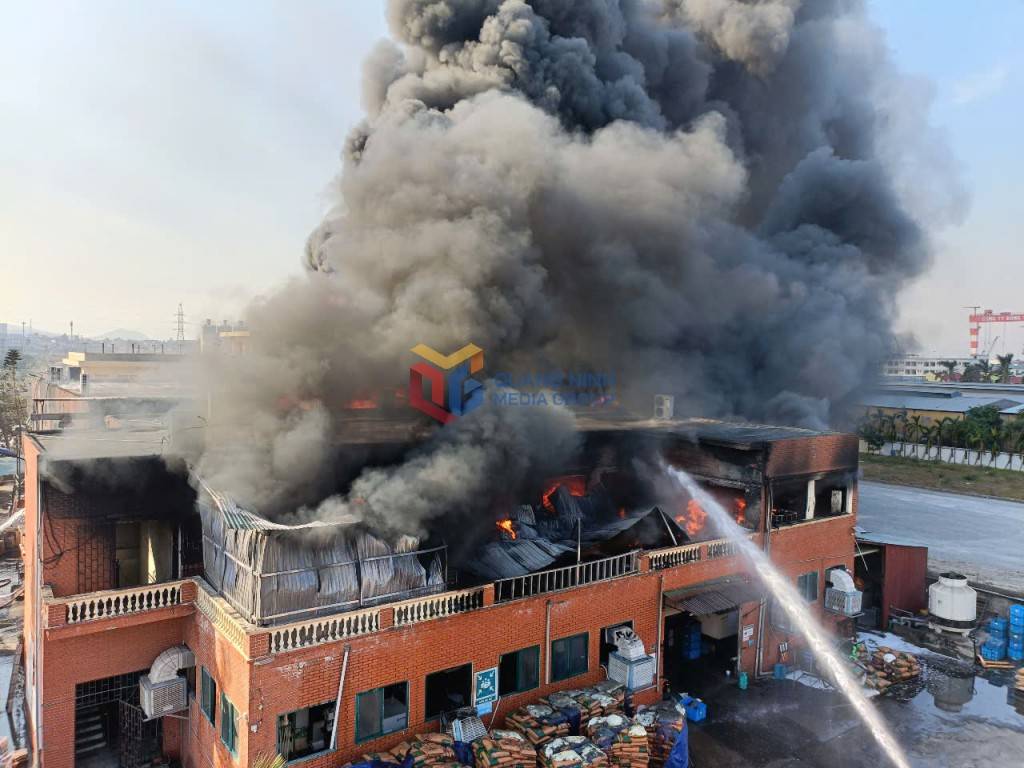 Hiện trường vụ cháy. Nguồn: QMG