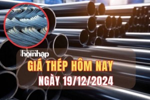 Giá thép hôm nay 19/12: Thép nội địa giữ nguyên giá bán, thép quốc tế giảm