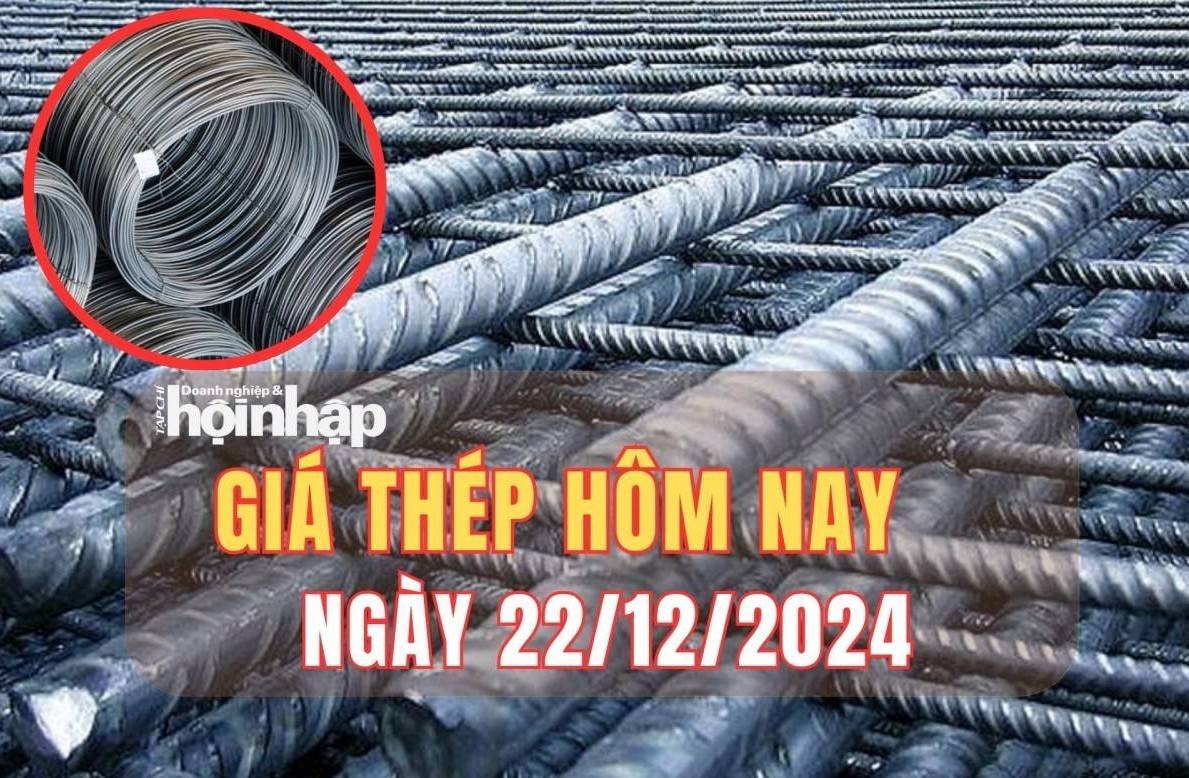 Giá thép hôm nay 22/12: Cuối tuần, thép trong nước giữ nguyên giá bán, thép quốc tế tiếp đà giảm