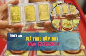 Giá vàng hôm nay 22/12: Giá vàng tăng mạnh