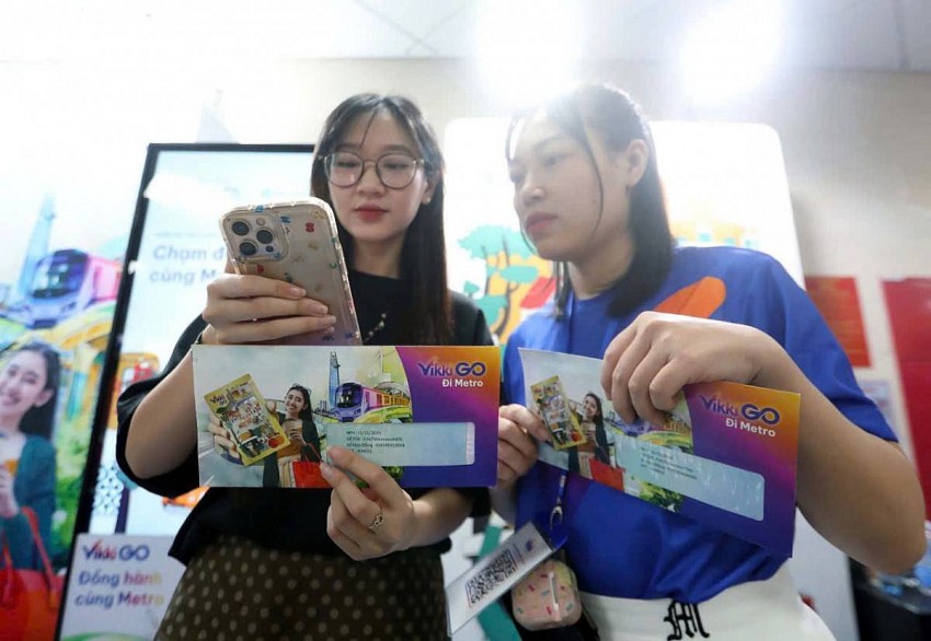 Ngân hàng số Vikki đồng hành khai trương tuyến metro số 1 tại TP HCM Ngân hàng số Vikki đồng hành khai trương tuyến metro số 1 tại TP HCM