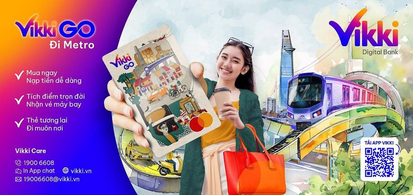 Ngân hàng số Vikki đồng hành khai trương tuyến metro số 1 tại TP HCM Ngân hàng số Vikki đồng hành khai trương tuyến metro số 1 tại TP HCM