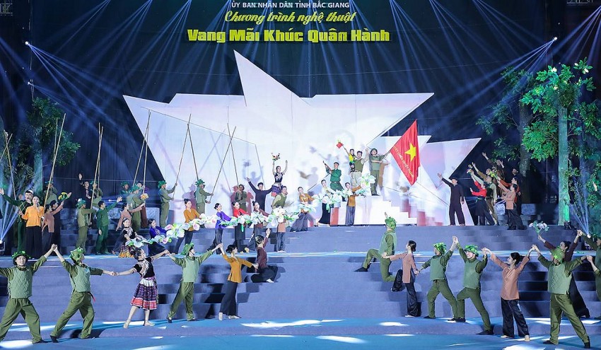 Bắc Giang: Tổ chức Chương trình nghệ thuật “Vang mãi khúc quân hành”