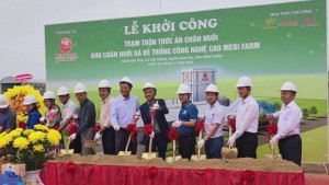 Bình Thuận: Khởi công xây dựng trạm trộn thức ăn chăn nuôi Mebi Farm