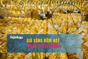 Giá vàng hôm nay 24/12: Giá vàng nhẫn tròn trơn tăng mạnh