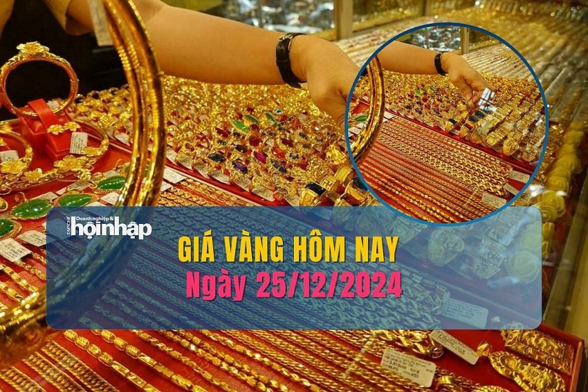 Giá vàng hôm nay 25/12: Vàng miếng SJC, vàng nhẫn tròn trơn đồng loạt giảm Giá vàng hôm nay 25/12: Vàng miếng SJC, vàng nhẫn tròn trơn đồng loạt giảm