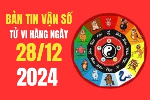 Tử vi - Vận số ngày 28/12/2024:  Tuổi nào sẽ có được giúp đỡ từ quý nhân ?